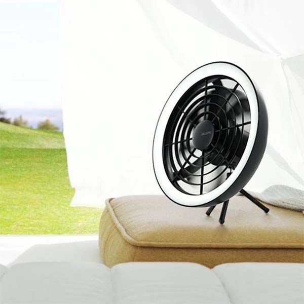 JISULIFE FA17 Outdoor Camping Rechargeable Fan With LED Light